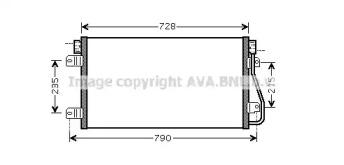 Конденсатор (AVA QUALITY COOLING: RTA5348)