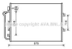 Конденсатор (AVA QUALITY COOLING: RTA5454)