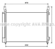 Конденсатор (AVA QUALITY COOLING: RTA5466D)