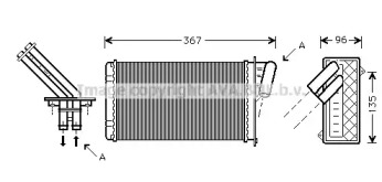 Теплообменник (AVA QUALITY COOLING: RTA6203)