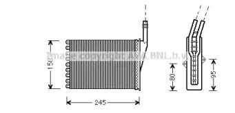 Теплообменник (AVA QUALITY COOLING: RTA6249)