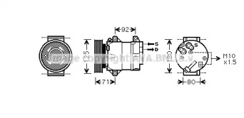 Компрессор (AVA QUALITY COOLING: RTK103)