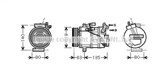 Компрессор (AVA QUALITY COOLING: RTK392)