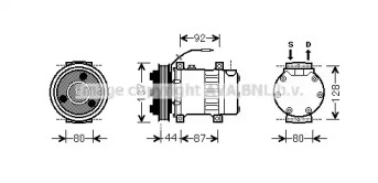 Компрессор (AVA QUALITY COOLING: RTK432)