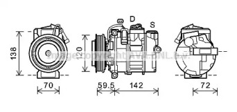 Компрессор (AVA QUALITY COOLING: RTK494)