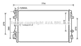 Теплообменник (AVA QUALITY COOLING: SA2021)