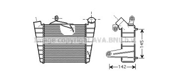 Теплообменник (AVA QUALITY COOLING: SA4020)