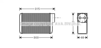 Теплообменник (AVA QUALITY COOLING: SA6017)