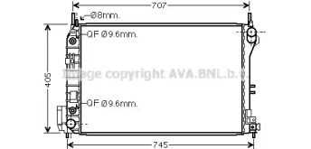 Теплообменник (AVA QUALITY COOLING: SB2059)