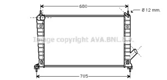 Теплообменник (AVA QUALITY COOLING: SB2061)