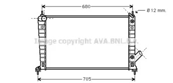 Теплообменник (AVA QUALITY COOLING: SB2062)