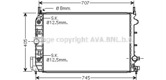 Теплообменник (AVA QUALITY COOLING: SB2064)