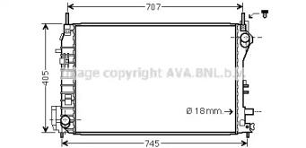 Теплообменник (AVA QUALITY COOLING: SB2077)