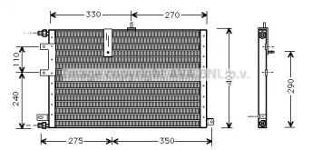 Конденсатор (AVA QUALITY COOLING: SB5033)