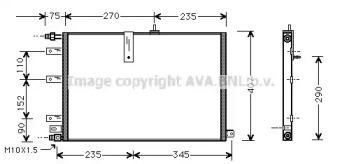 Конденсатор (AVA QUALITY COOLING: SB5038)