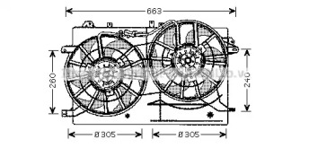 Вентилятор (AVA QUALITY COOLING: SB7503)