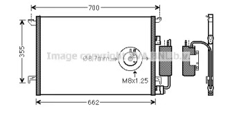 Конденсатор (AVA QUALITY COOLING: SBA5058D)