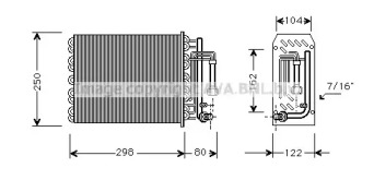 Испаритель (AVA QUALITY COOLING: SBV049)