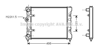 Теплообменник (AVA QUALITY COOLING: ST2022)