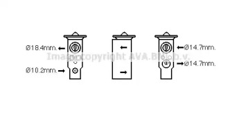Клапан (AVA QUALITY COOLING: SU1092)