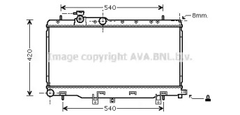 Теплообменник (AVA QUALITY COOLING: SU2050)