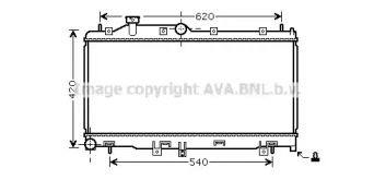 Теплообменник (AVA QUALITY COOLING: SU2065)