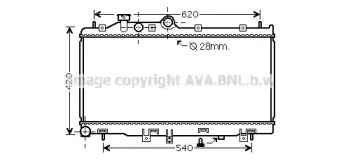 Теплообменник (AVA QUALITY COOLING: SU2079)