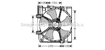 Вентилятор (AVA QUALITY COOLING: SU7508)