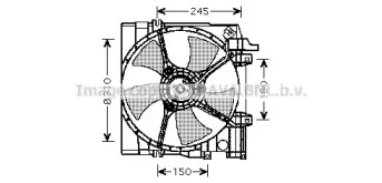 Вентилятор (AVA QUALITY COOLING: SU7513)