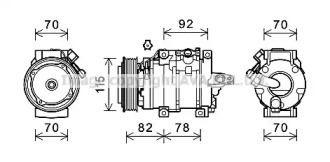 Компрессор (AVA QUALITY COOLING: SUK112)