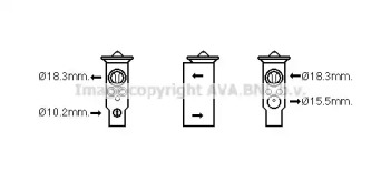 Клапан (AVA QUALITY COOLING: SZ1142)