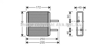 Теплообменник (AVA QUALITY COOLING: SZ6080)