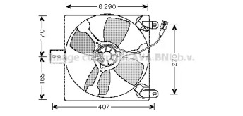 Вентилятор (AVA QUALITY COOLING: SZ7501)