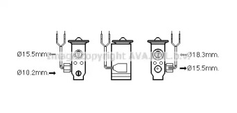Клапан (AVA QUALITY COOLING: TO1649)
