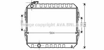 Теплообменник (AVA QUALITY COOLING: TO2374)