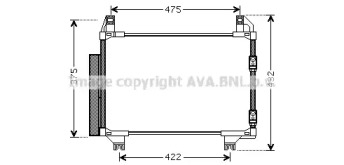 Конденсатор (AVA QUALITY COOLING: TO5404D)