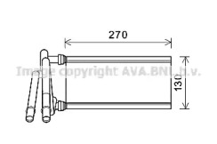 Теплообменник (AVA QUALITY COOLING: TO6706)