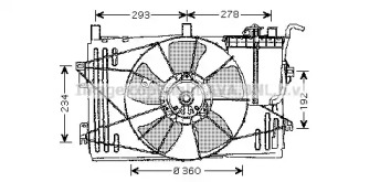 Вентилятор (AVA QUALITY COOLING: TO7508)