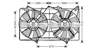 Вентилятор (AVA QUALITY COOLING: TO7531)