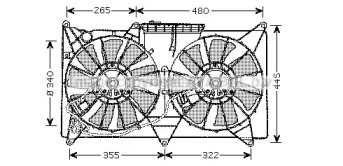 Вентилятор (AVA QUALITY COOLING: TO7532)