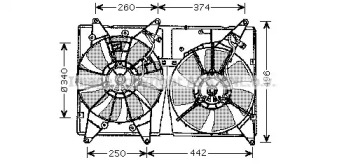 Вентилятор (AVA QUALITY COOLING: TO7533)