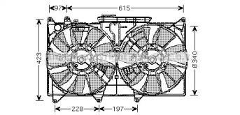 Вентилятор (AVA QUALITY COOLING: TO7535)