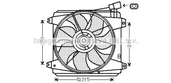 Вентилятор (AVA QUALITY COOLING: TO7554)