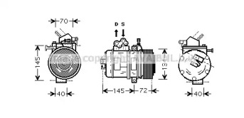 Компрессор (AVA QUALITY COOLING: TOK388)