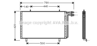 Конденсатор (AVA QUALITY COOLING: UV5018)