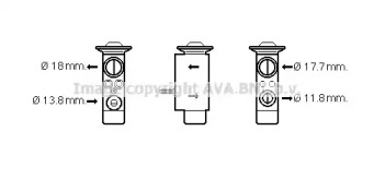 Клапан (AVA QUALITY COOLING: VO1162)