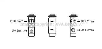 Клапан (AVA QUALITY COOLING: VO1172)