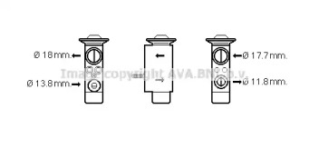 Клапан (AVA QUALITY COOLING: VO1181)