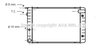 Теплообменник (AVA QUALITY COOLING: VO2012)