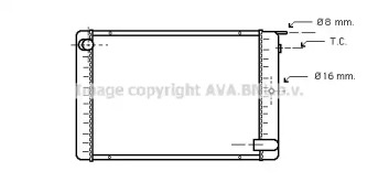 Теплообменник (AVA QUALITY COOLING: VO2022)